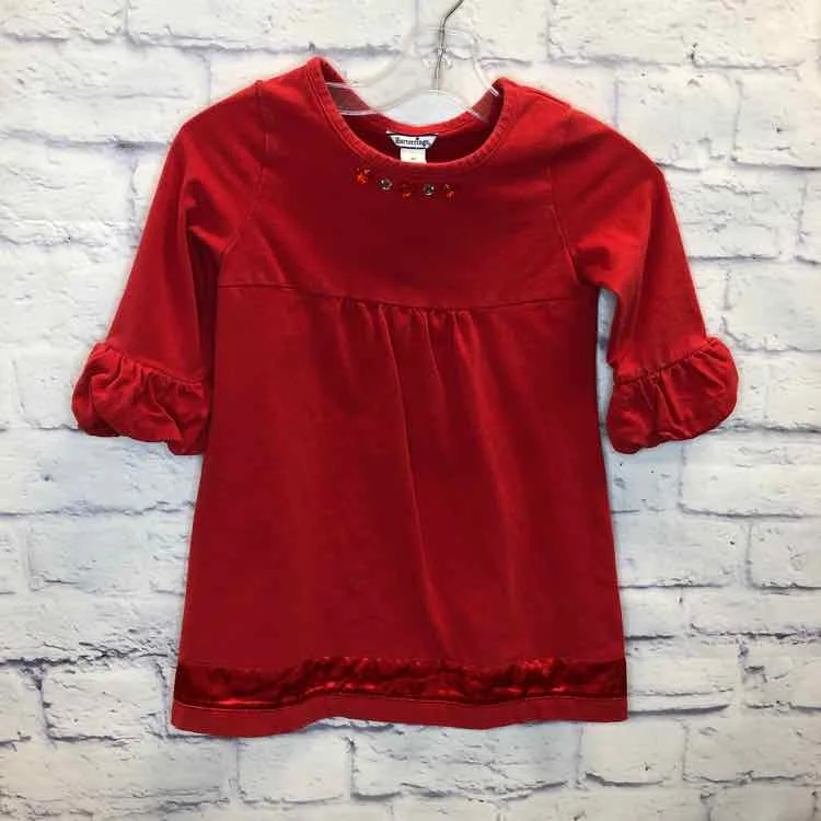 Daily Deals Hartstrings Red Size 4T Girls Dress