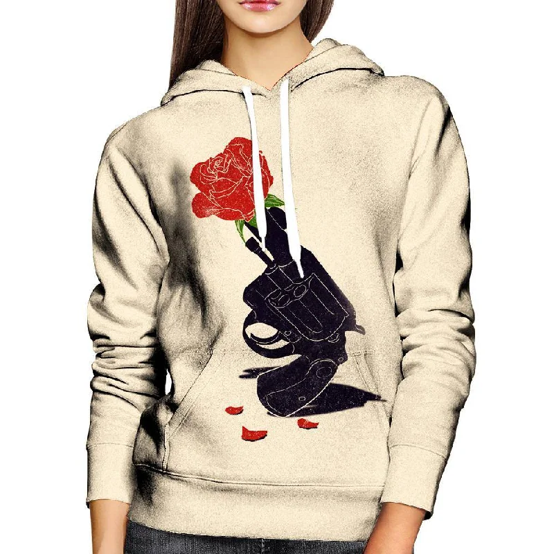 Cease Fire Womens Hoodie