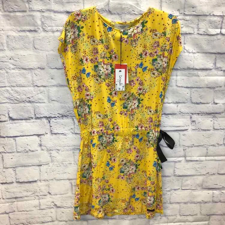 Hurry In A Monday in Copenhagen Yellow Size 12 Girls Dress
