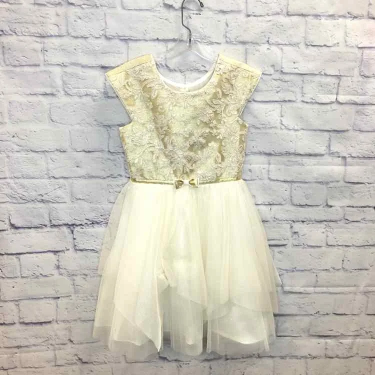 Season Finale Sale Jona Michelle Gold Size 8 Girls Dress