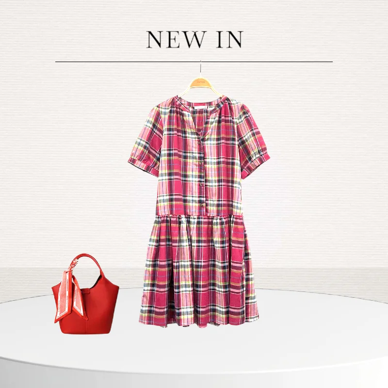 Col 02 Red Checked - Dress