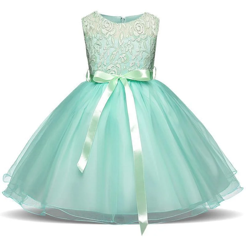 Steals and Deals Fancy Girls Dresses Christmas or Wedding Dresses 1- 8 Years Blue Pink