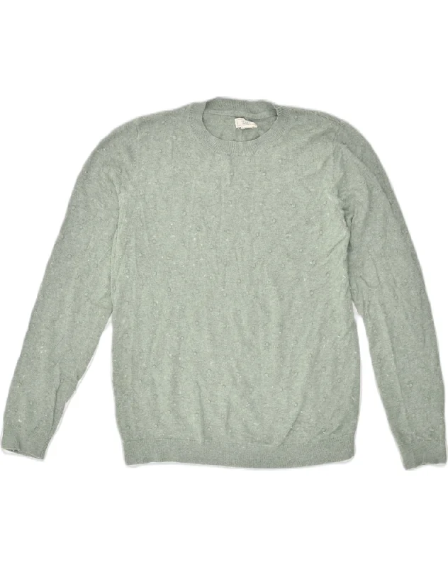 Extra Savings FAT FACE Womens Crew Neck Jumper Sweater UK 10 Small  Green